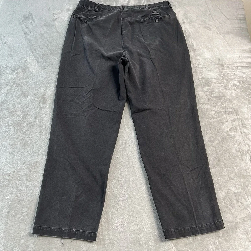 Polo Ralph Lauren Andrew Pant Chino Pants Mens 35x30 Gray Pleated Relaxed Cotton